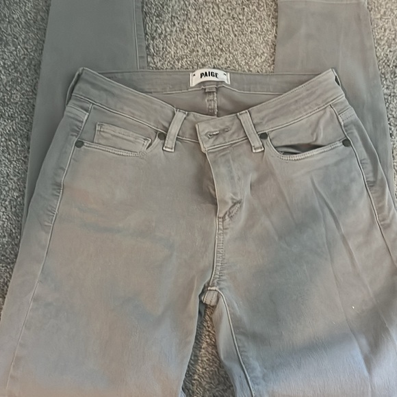 Paige  Jean light grey size 27 worn only once - Picture 1 of 5